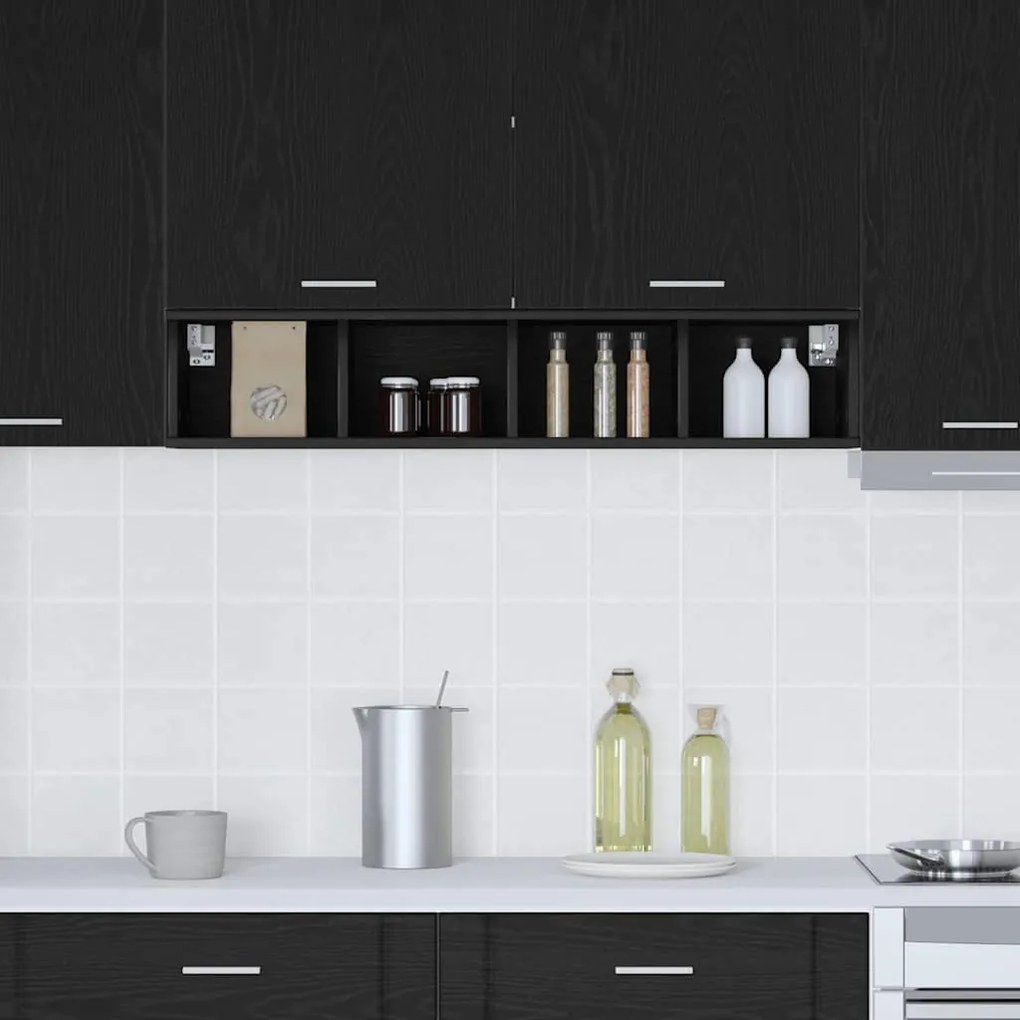 Függő szekrény Riga Fekete tölgy 20 x 29,5 x 100 cm Faanyag