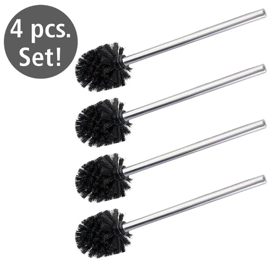 WENKO 24089800 - WC-kefe 8x35 cm rozsdamentes acél/ezüst/fekete