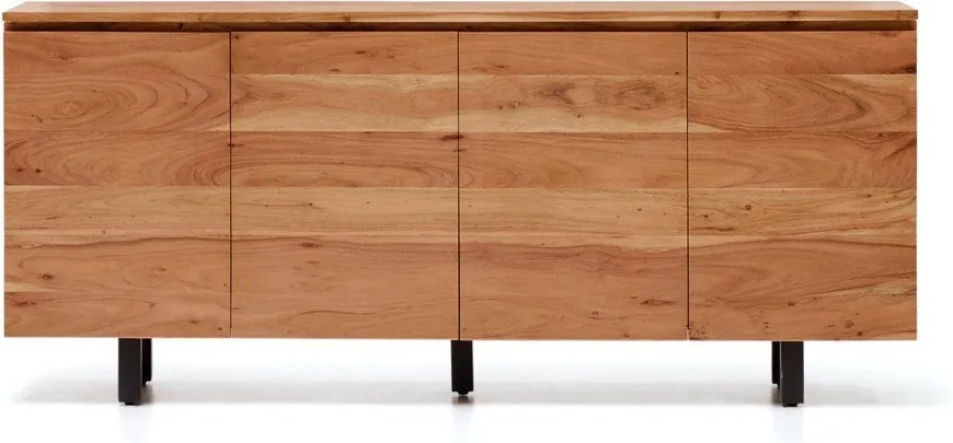 Natúr színű akácfa komód 200x88x40 cm Uxue – Kave Home