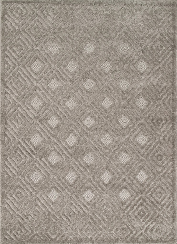 Szürke szőnyeg nappaliba ,modern kivágott boho minta 80x150cm