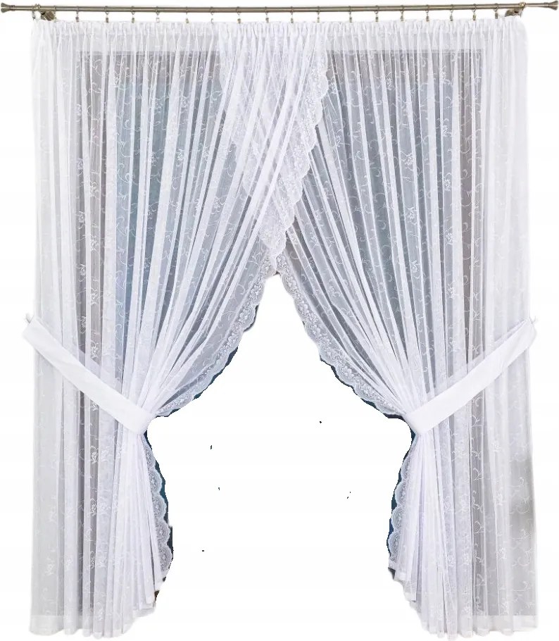 Egy Szalagra Varrt, Oldalra Rögzíthető Kész Függöny 250sz x 330 cm