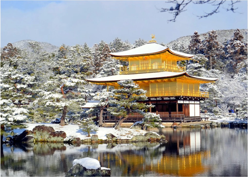 Kép - Kinkakuji, Japán (70x50 cm)