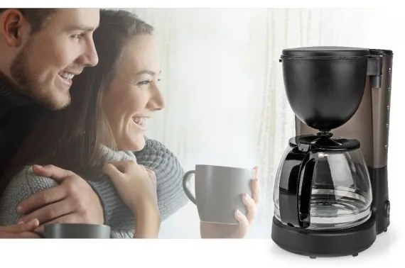 Nedis KACM150EBK - 1,25 l-es csepegtetős kávéfőző hőmegtartó funkcióval
