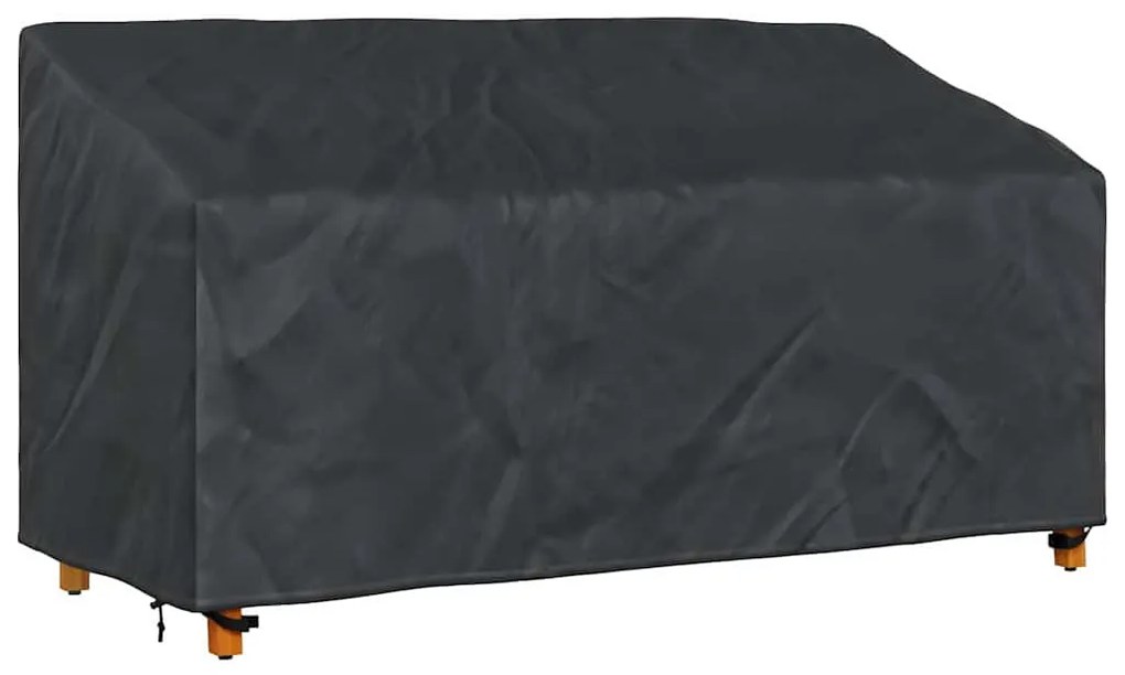 Kerti Pad Borító Fekete 175 x 85 x 65 / 94 cm 420D szövet