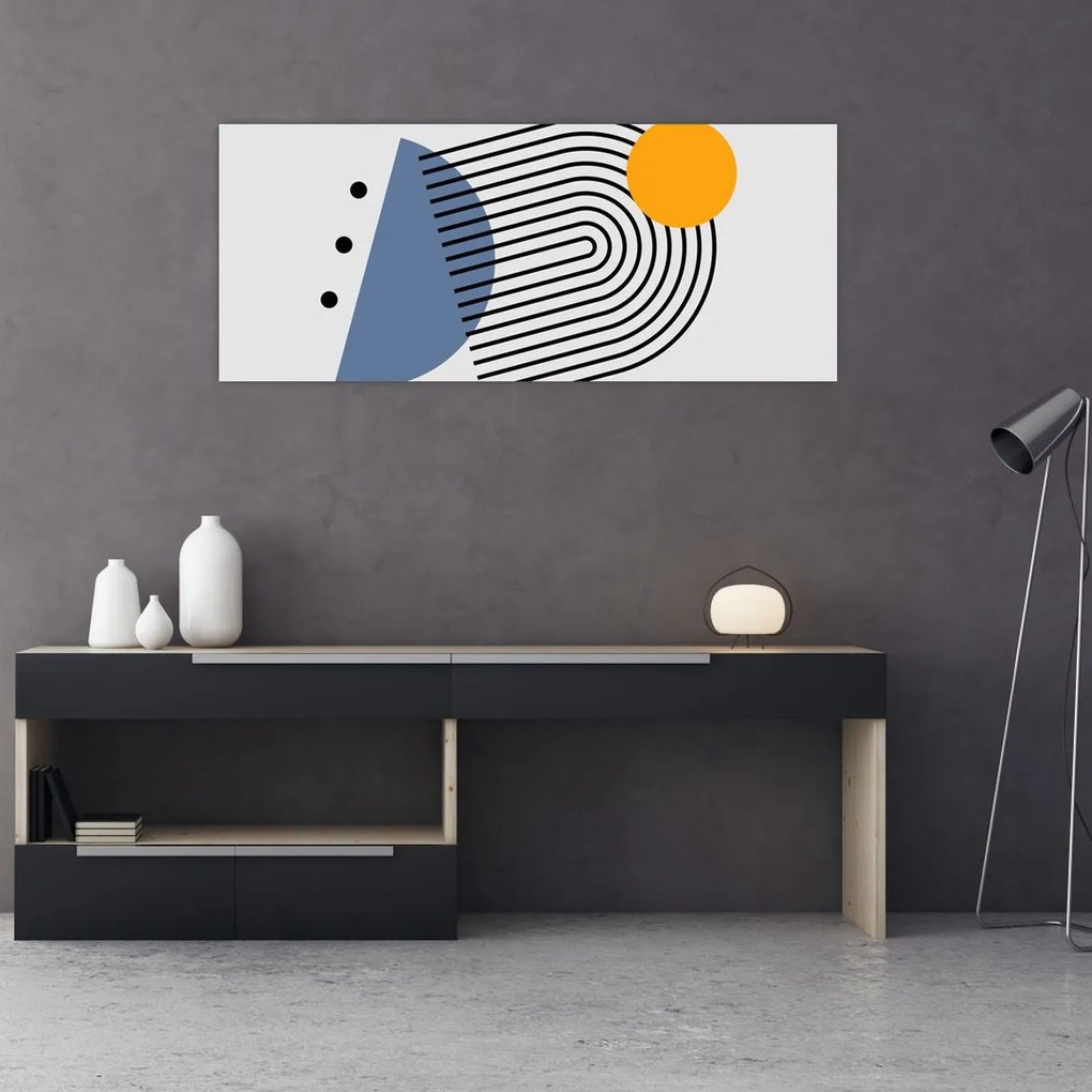 Kép - Minimalista absztrakció N⁰2 (120x50 cm)