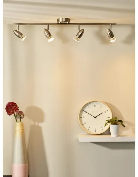 Lucide 13955/20/12 - LED Spotlámpa CARO-LED 4xGU10/5W/230V króm