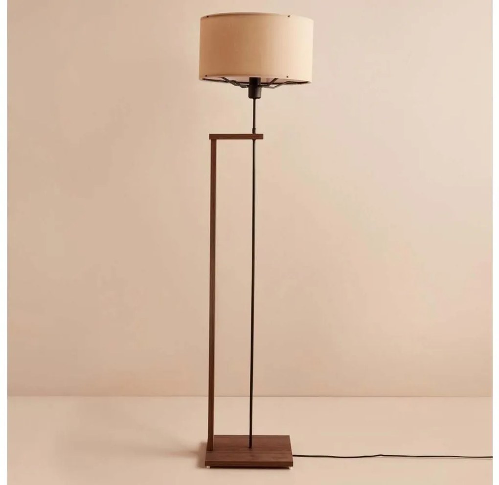 Állólámpa AYD 1xE27/40W/230V barna