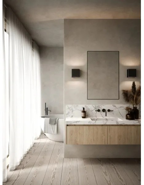 Nordlux - LED Fényerőszabályozható fali lámpa TURN LED/13,8W/230V fekete