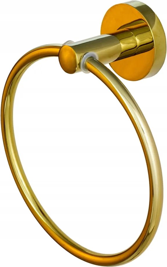 Törölközőtartó Fürdőszobai Akasztó Loft Arany