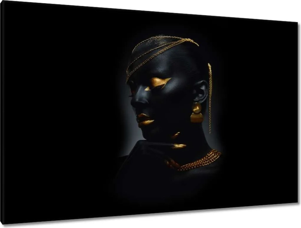 Festmények 120x80 Aranyozott arc