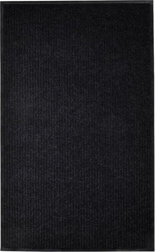 vidaXL fekete PVC lábtörlő 117x220 cm