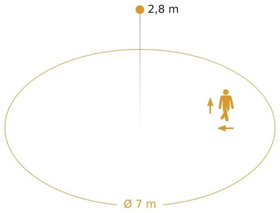 Steinel 085292 - LED Beépíthető lámpa érzékelővel LED/17,3W/230V 3000/4000/5700K