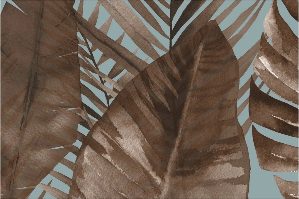 Kép - Pálma levél, akvarell (90x60 cm)