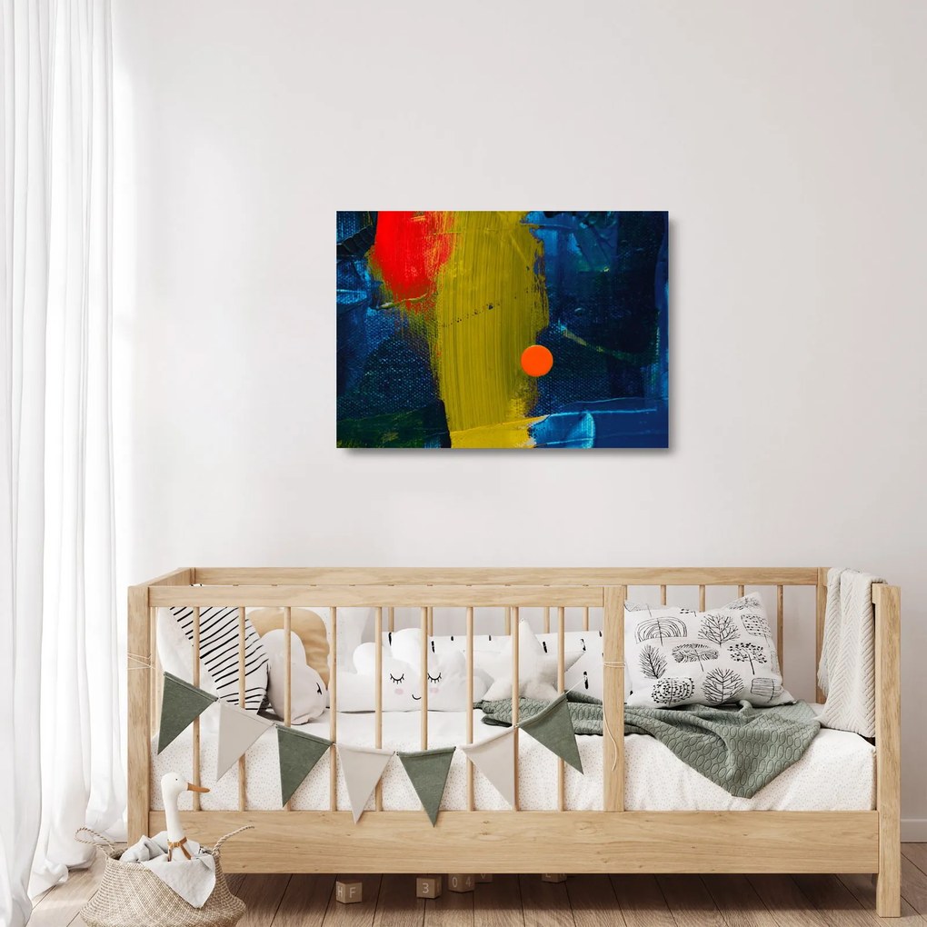 Szinek képe (üvegen) (70x50 cm)