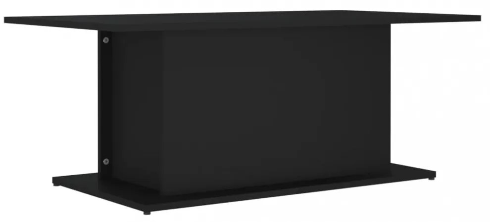 fekete szerelt fa dohányzóasztal 102x55,5x40 cm