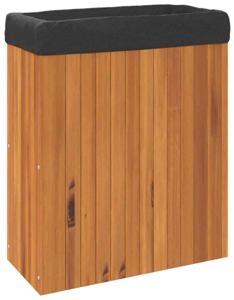 tömör akácfa kerti virágtartó 59x27,5x70 cm