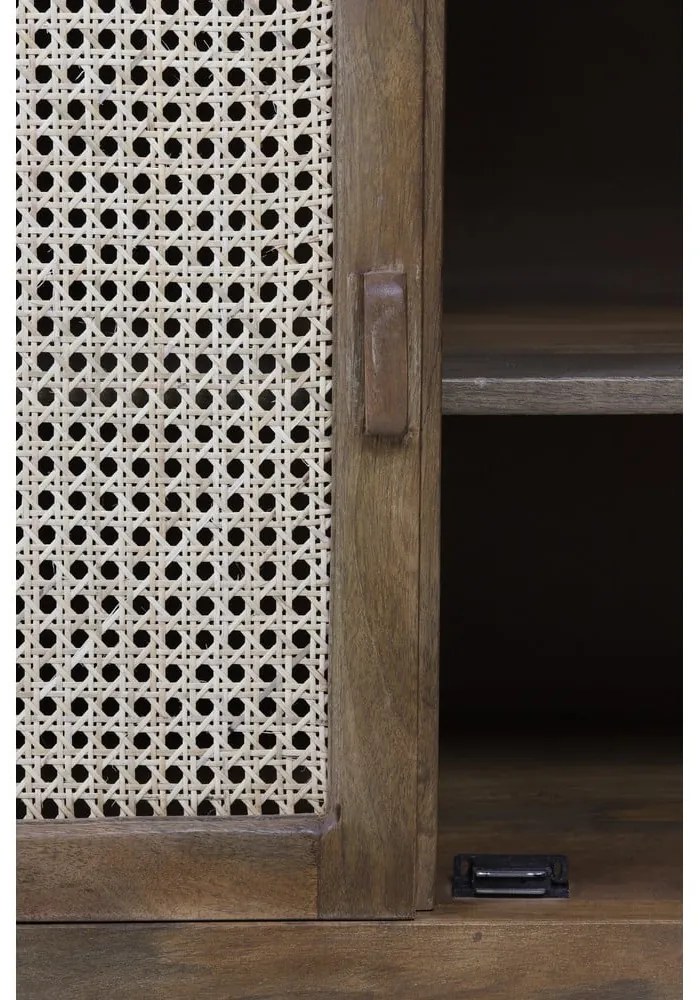 Barna mangófa komód 88x84 cm Nipas – Light &amp; Living