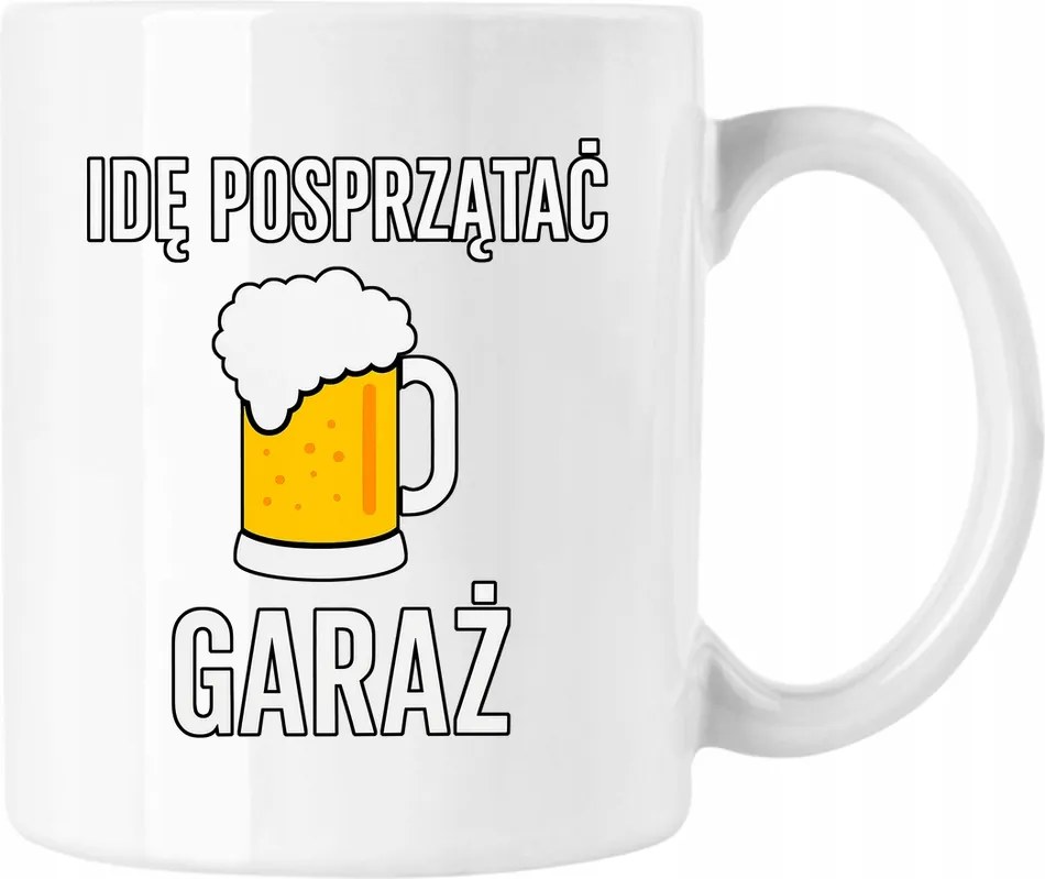 Bögre Humor Sör Garázs Fehér 330ml