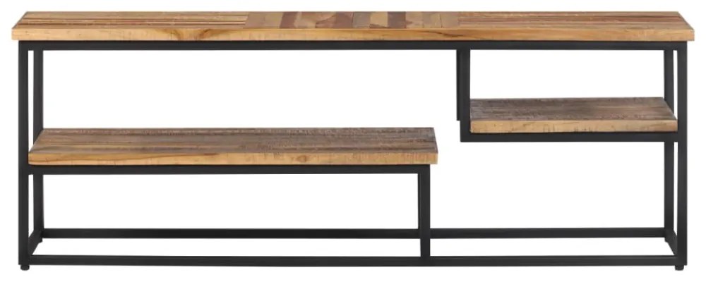 tömör újrahasznosított tíkfa TV-szekrény 110 x 30 x 39 cm