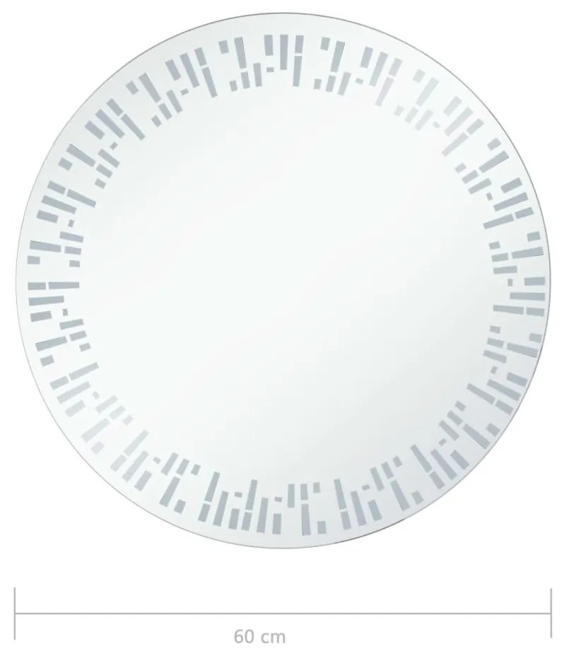 LED-es fürdőszobai tükör 60 cm