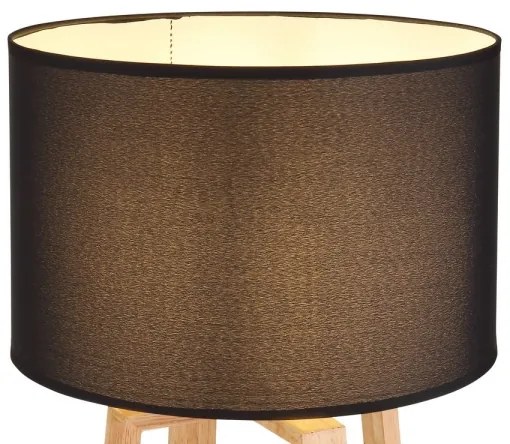 Globo 21621B - MORITZ asztali lámpa 1xE14/40W/230V fekete