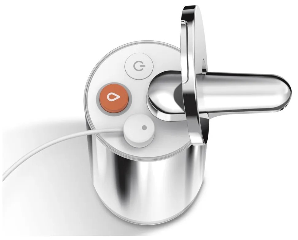Ezüstszínű acél automata szappanadagoló 266 ml - simplehuman