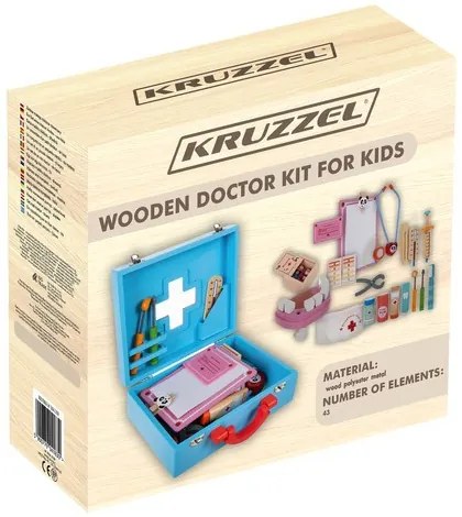 Kis Doktor Készlet - Fa Kruzzel 19869
