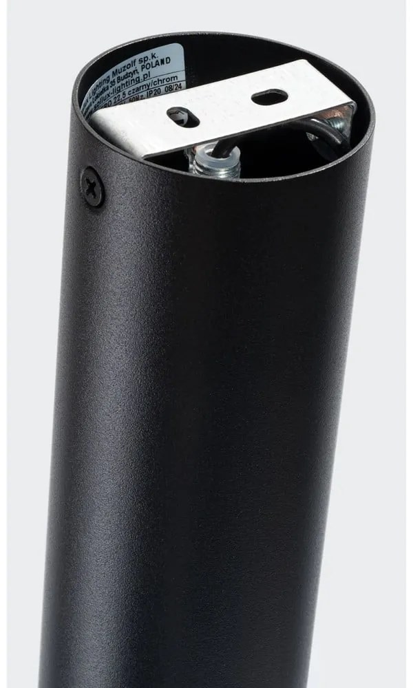 Fekete-ezüstszínű mennyezeti lámpa Crown – Sollux