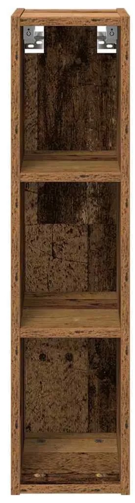 Függő szekrény polcokkal Riga Öreg fa 20 x 29,5 x 80 cm Faanyag