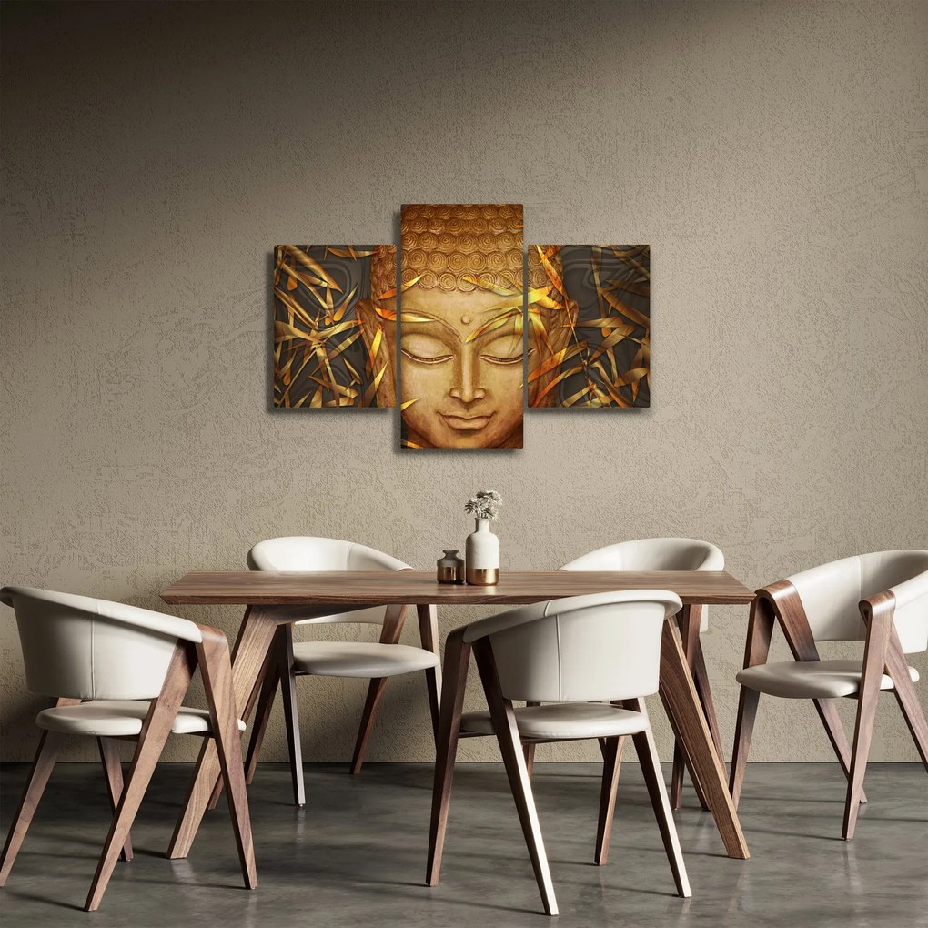 Kép - arany Buddha (90x60 cm)