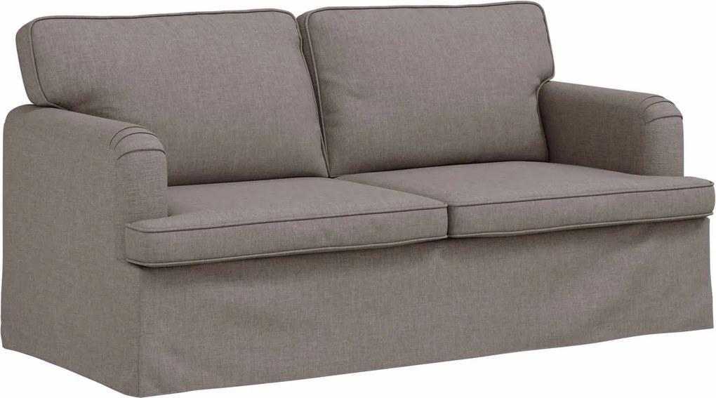 vidaXL Kanapé Tópszínű 142 x 80 x 85 cm szövet
