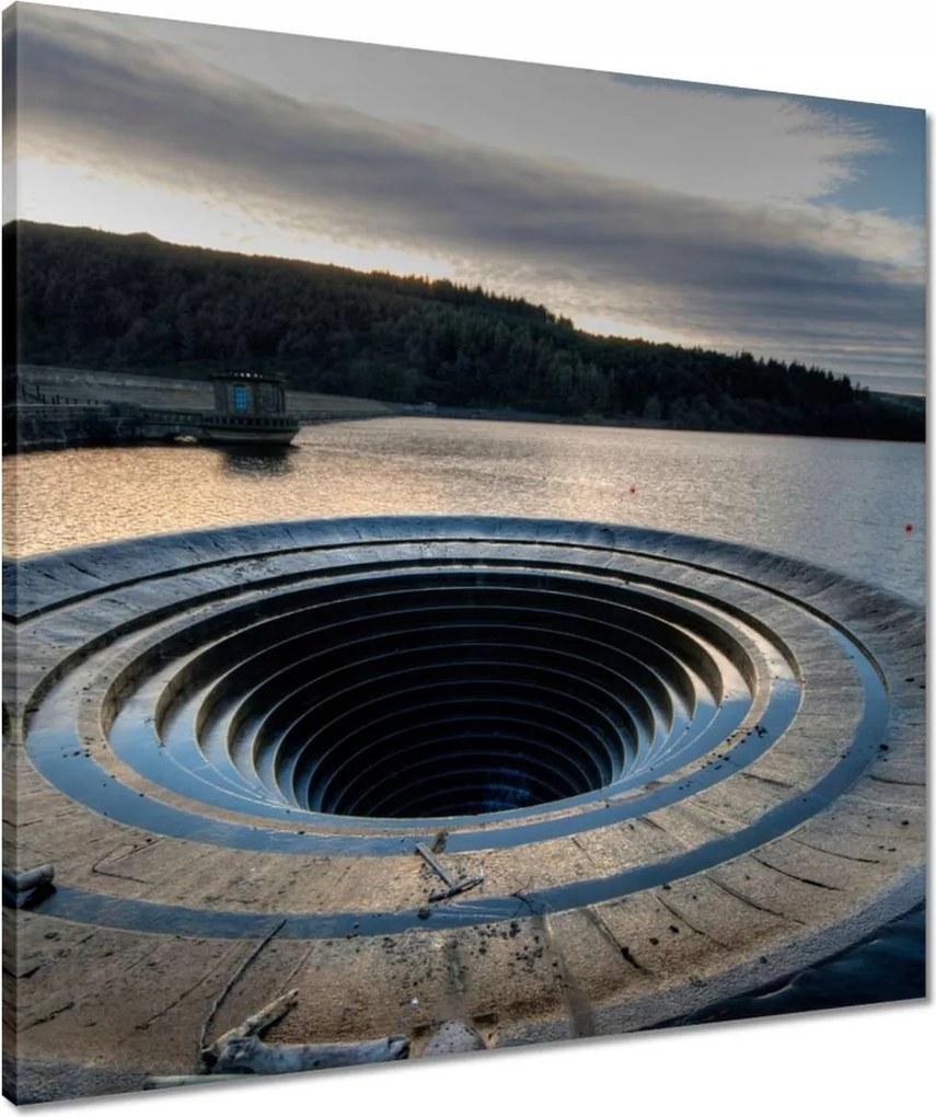 Vászonkép 60x60 Vízesés lépcsővel