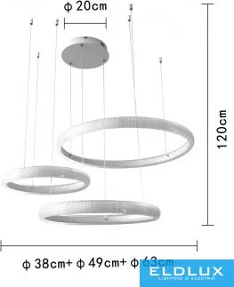 ELDLUX LP-39BN Modern Led Függesztett Lámpa IP20
