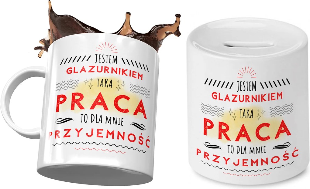 Mázolónak Bögre Ajándék persely szett fényképes nyomtatással