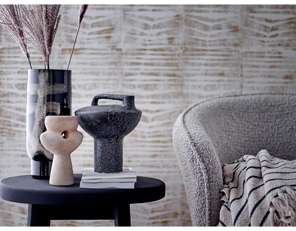 Ngoie bézs terrakotta váza, magasság 17 cm - Bloomingville