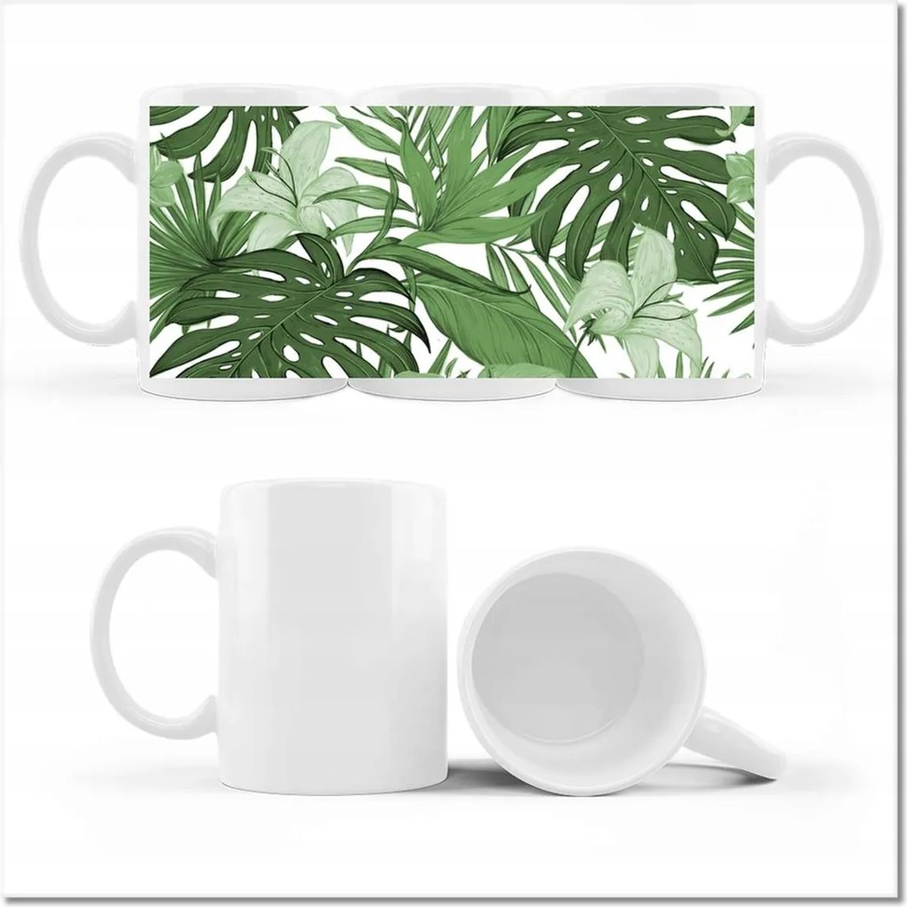 Fotó bögre Monstera Modern minta
