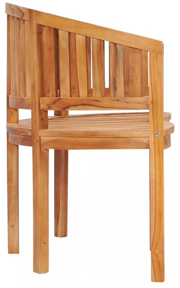 tömör tíkfa banán alakú pad 120 cm