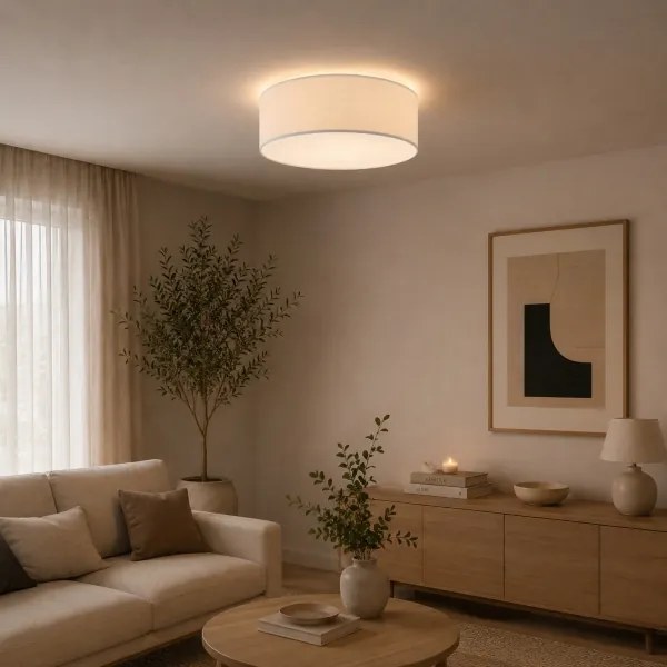 BRILAGI - Mennyezeti lámpa SIRIJA MODERN 4xE27/60W/230V átmérő 45 cm krémszínű