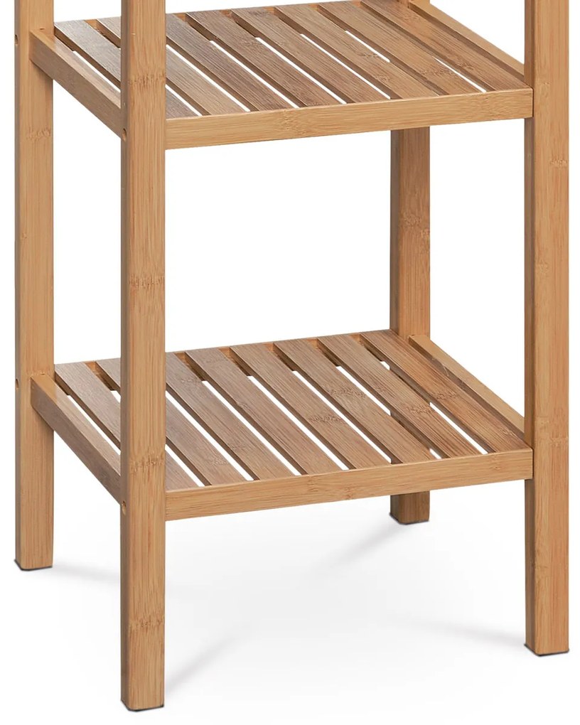Bambusz állvány, 5 polcos, 140 cm, 5 emelet