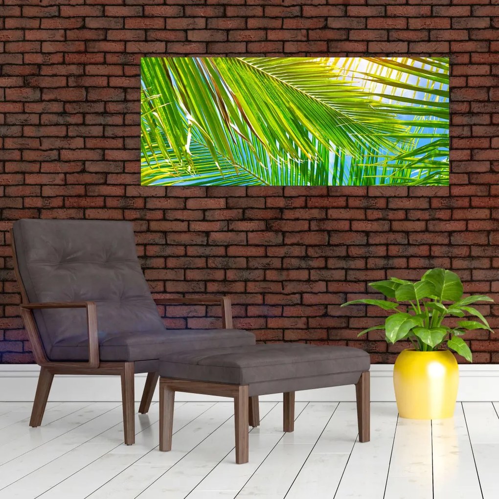 Kép - Pálmalevelek (120x50 cm)