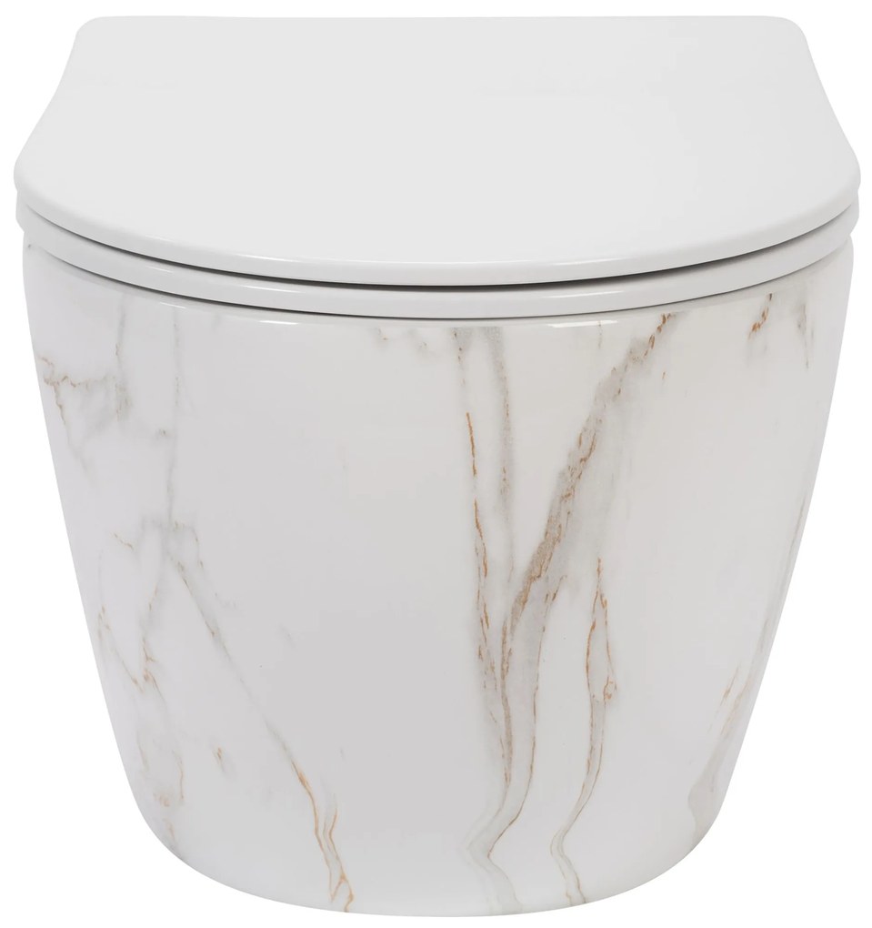 WC csésze Rea Carlos Slim Rimless Aiax Shiny