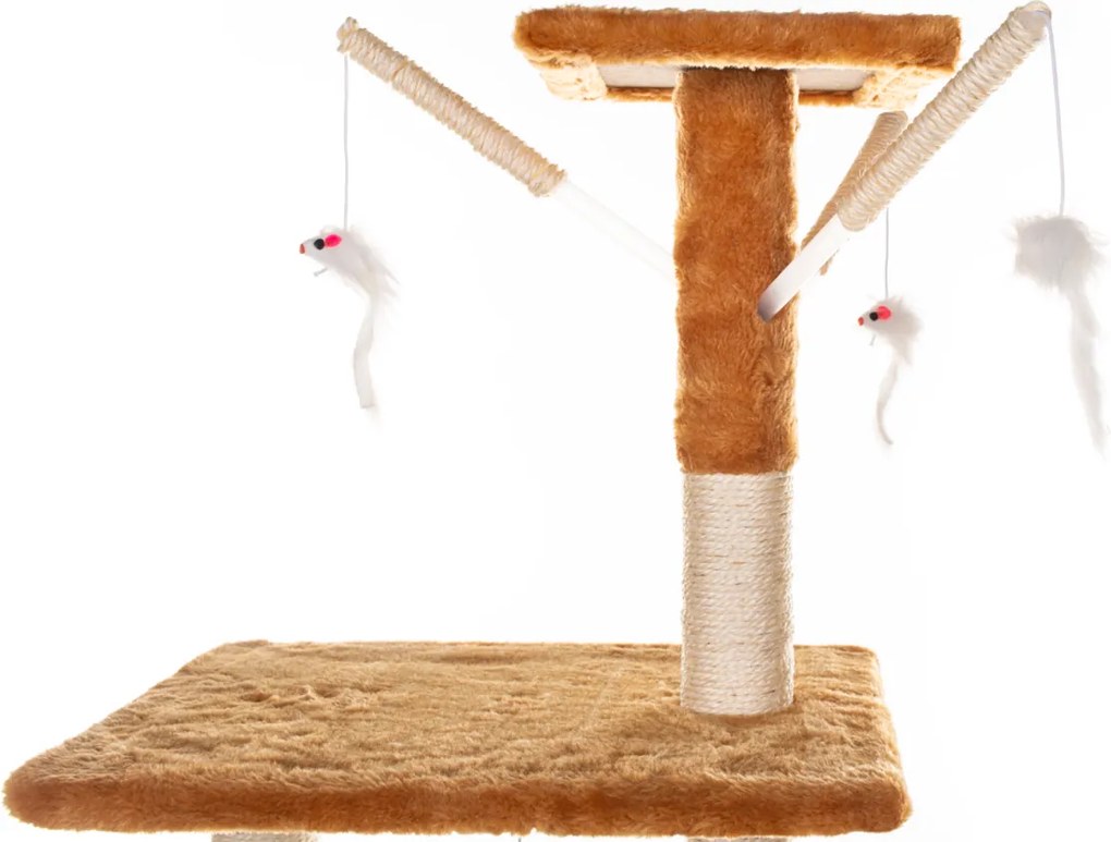 Kaparófa macskáknak Hawaj 138 cm | vörös