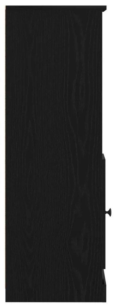 Büfé Fekete Tölgy 36x35.5x103.5 cm Mérnöki Fa