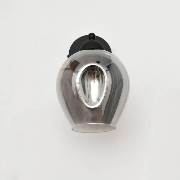 Fali lámpa LILI 1xE27/15W/230V fekete/szürke