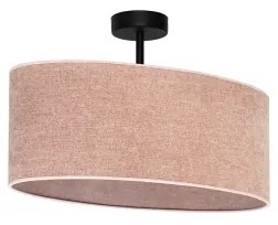 Duolla - Felületre szerelhető csillár OVAL 1xE27/15W/230V rózsaszín