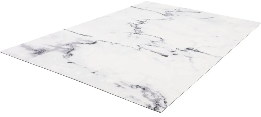 Krémszínű gyapjú szőnyeg 133x180 cm Volakas – Agnella