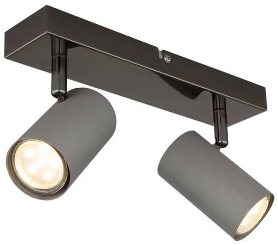 Globo 57911-2S - Spotlámpa ROBBY 2xGU10/25W/230V