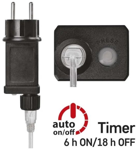 LED Karácsonyi kültéri lánc 100xLED/15m IP44 meleg fehér