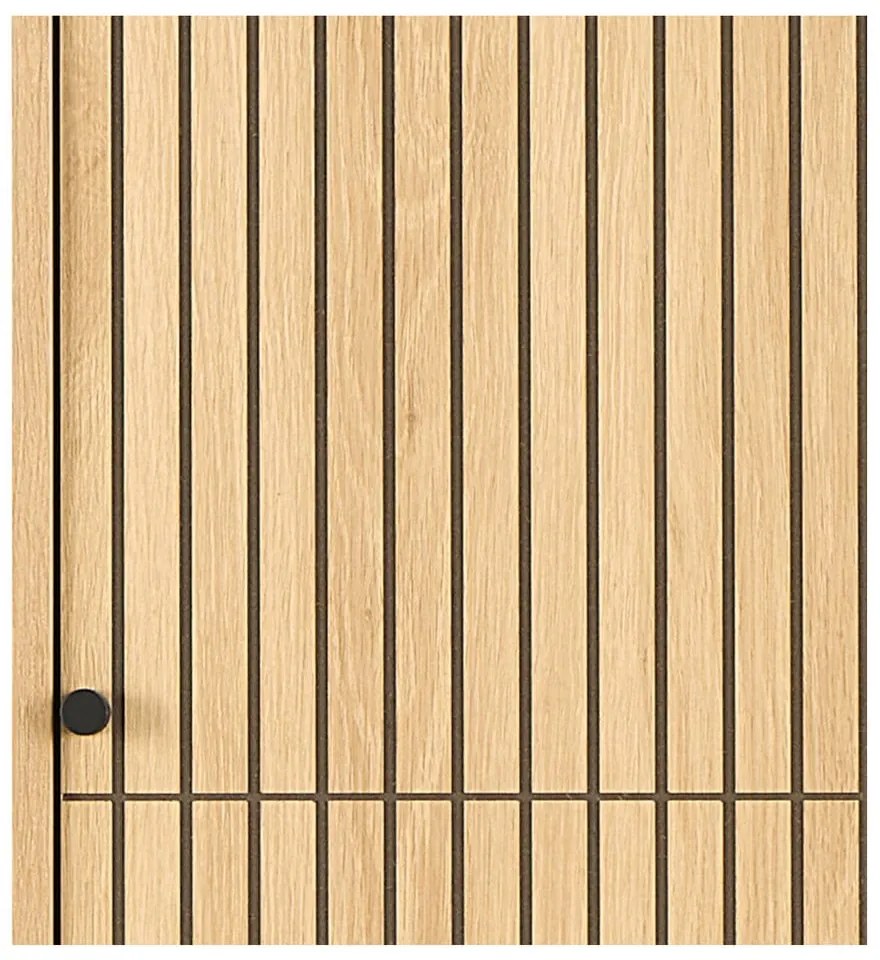 Natúr színű ruhásszekrény tölgyfa dekorral 51x200x60 cm Albany – Actona