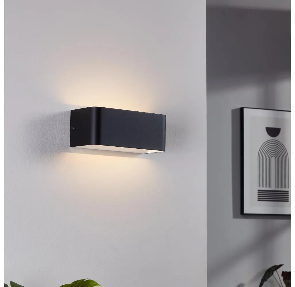 Eglo 901017 - LED fali lámpa SANIA LED/10W/230V 3000K fekete